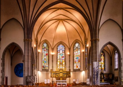 Intérieur de l'église Saint-Maurice de Strasbourg photo