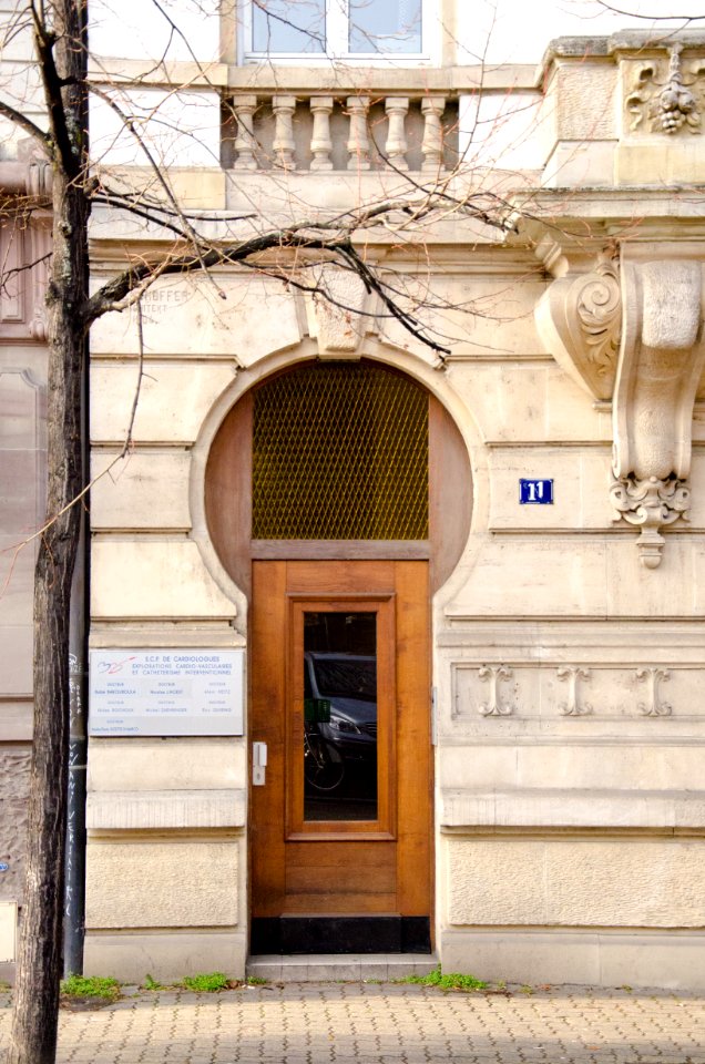 Porte serrure - Allée de la Robertsau