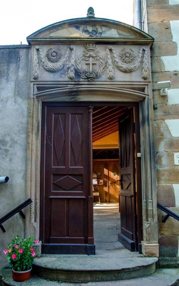 Porte de la chapelle Notre-Dame-des-Sept-Douleurs - Couvent du Bischenberg #2
