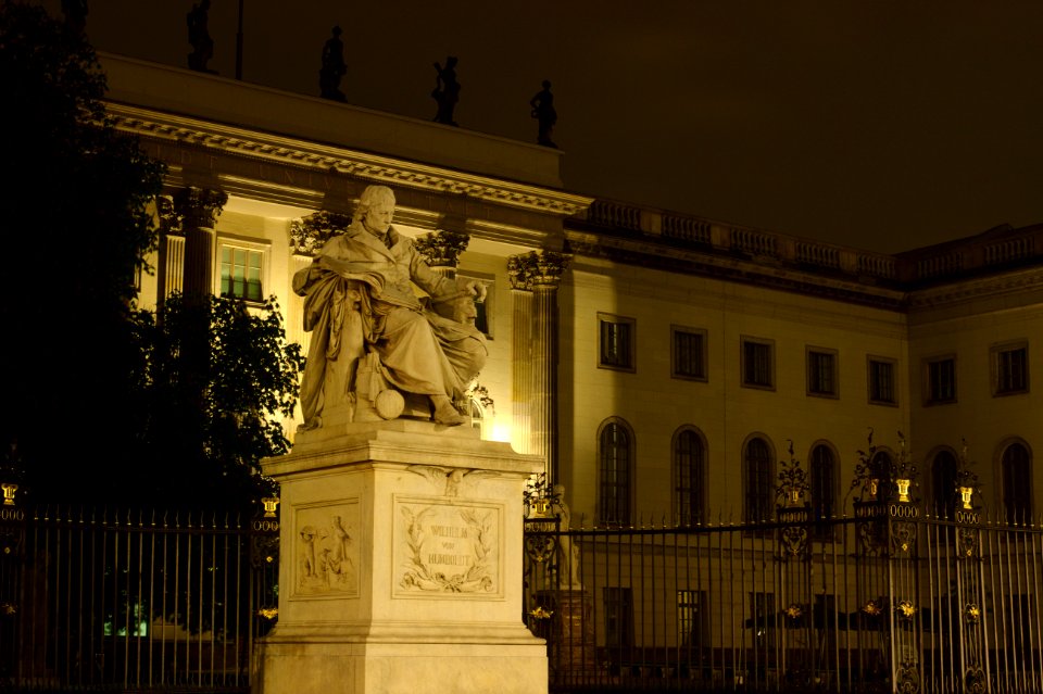 Statue in Front of Humboldt University