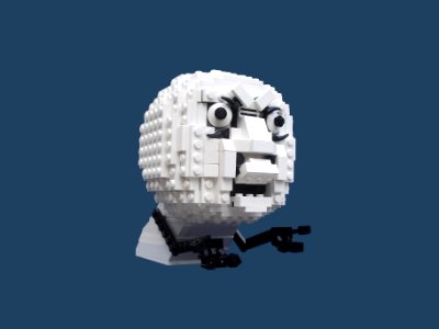 LEGO "Y U NO " meme (Free to use)