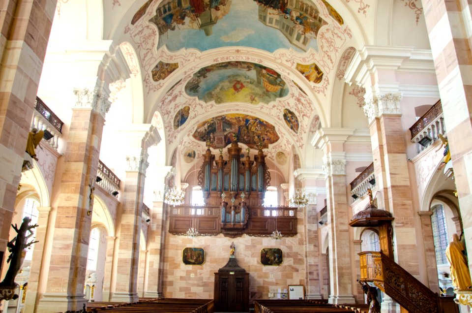 Nef & Orgue de l'Abbaye d'Ebersmunster photo