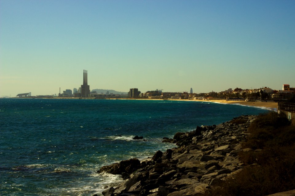 Rocks and Sea View, Badalona
