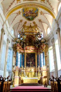 Le maître-autel de l'Abbaye d'Ebersmunster