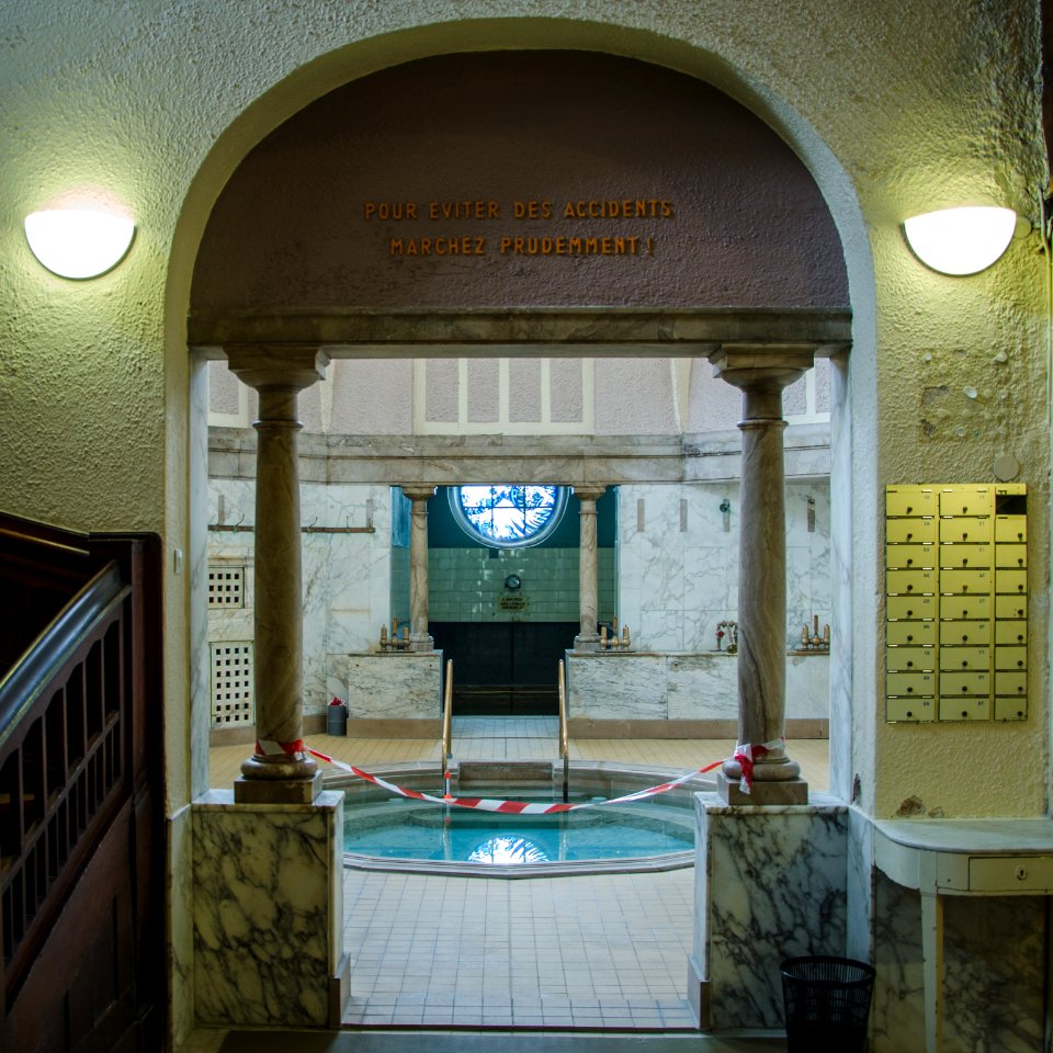 Le bain romain et son marbre - Bains municipaux de Strasbourg #7