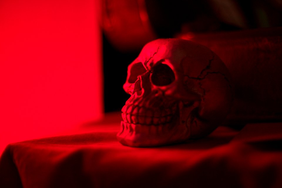 Red-lit Skull, Sala Metero, Paral-lel
