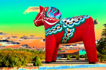 Dalarna - Dala Horse, Avesta Sweden