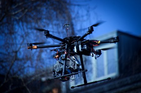 Drone in Flight over Revaler Str Flea Market, Friedrichshain