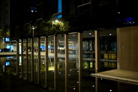 Office Building with Water Pool, Av del Paral-lel