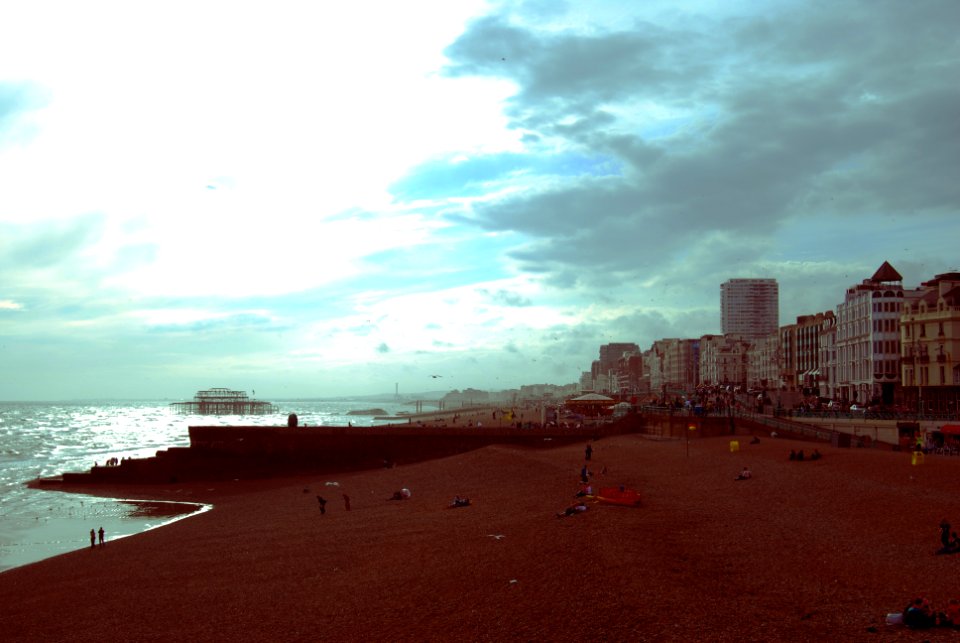 Seafront in Brighton, UK