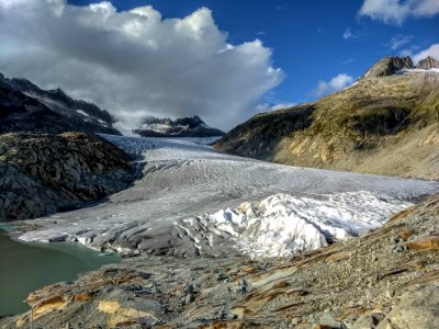 Rhône Glacier, Switzerland photo