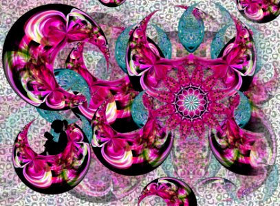 Pink and Turquoise