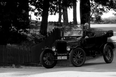 Ford model T from 1923 in Ulva kvarn photo
