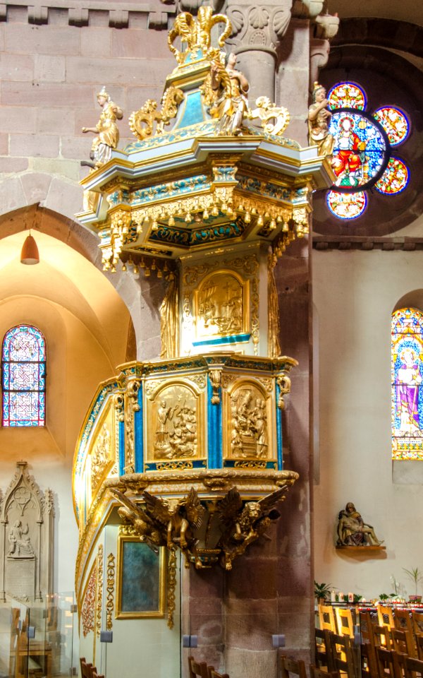 Chaire de l'Église Sainte Foy de Sélestat