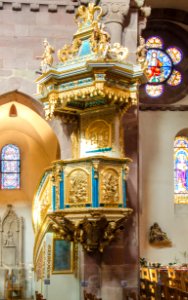 Chaire de l'Église Sainte Foy de Sélestat