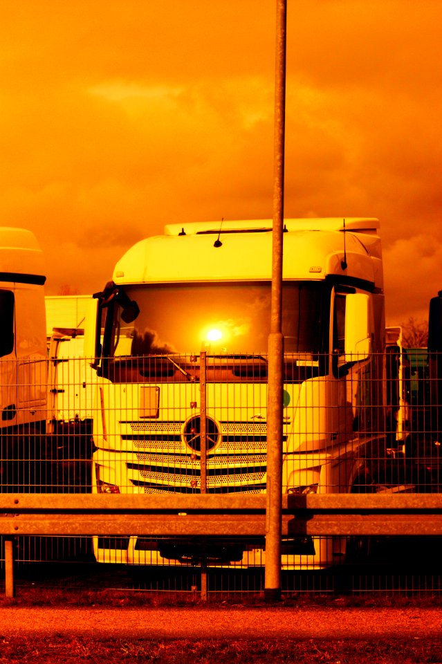 Lorry somewhere outside Koepenick