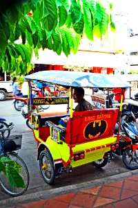 King batman  and his tuktuk