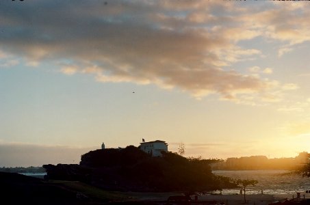 fortress sunset