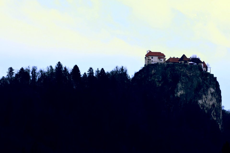 Cold morning in Lake Bled.