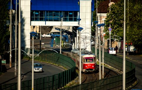 speed tram in Kiev city