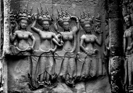Apsaras Inside Angkor Wat photo