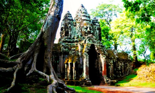 Victory gate - Angkor tom photo