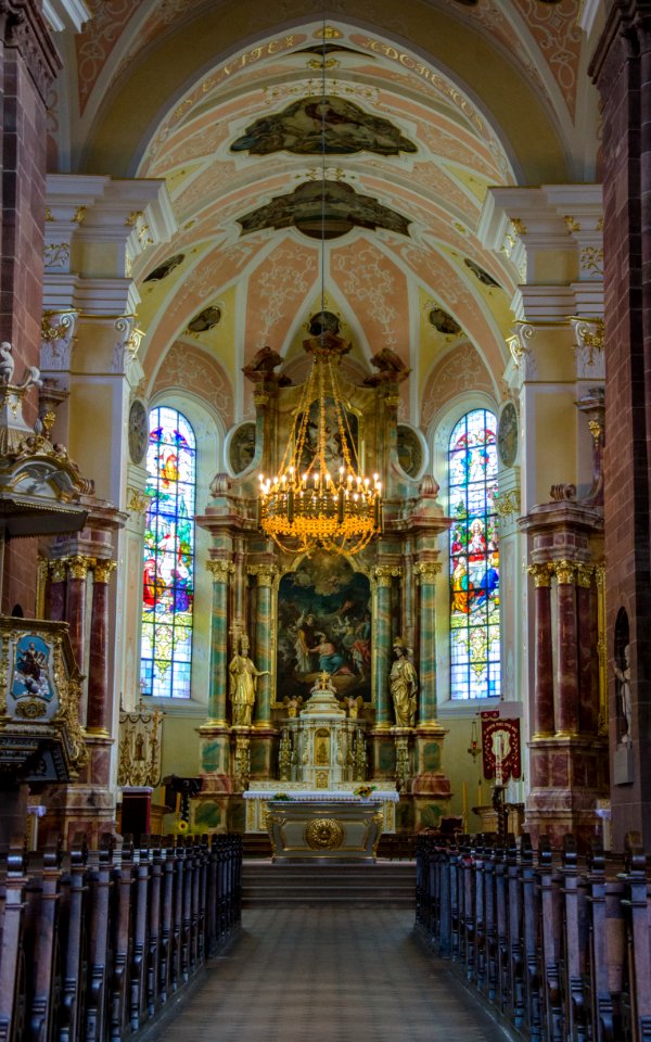 La riche nef - Église abbatiale Saint Cyriaque d'Altorf