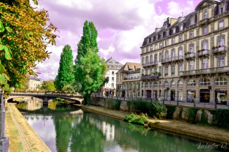 Quai de Strasbourg le long du canal photo