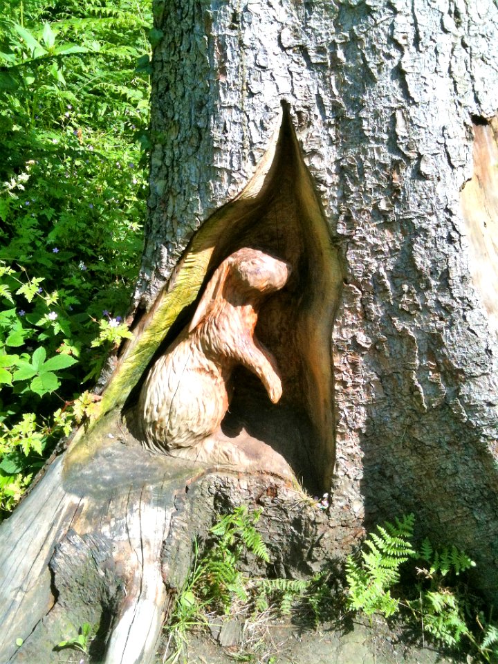 Tree carving Blaydon