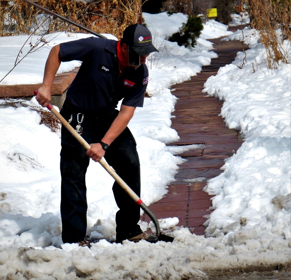 Diego, The Snow Shoveler