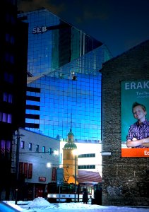 Old and new -Tallin, Estonia photo