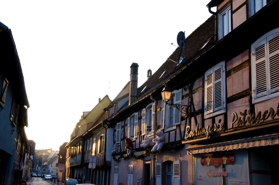 Couché de soleil à Molsheim