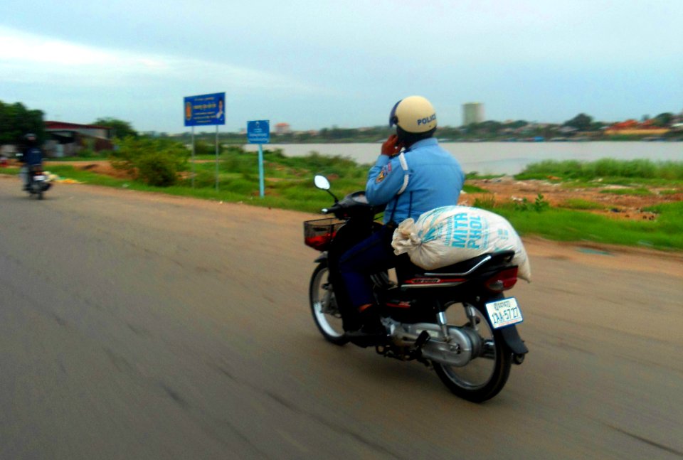 Cambodian traffic police