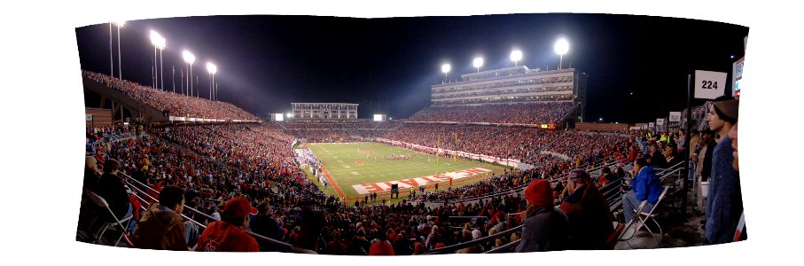 Carter Finley Stadium, NC State University, 2006, Pano