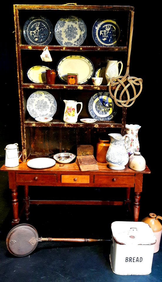 The dresser of the Michael Players ready for 'The Charm' by Christopher Shimmin