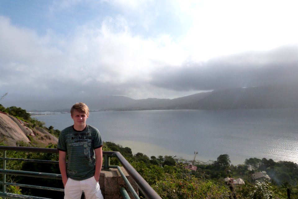 Paisagem de Florianópolis.