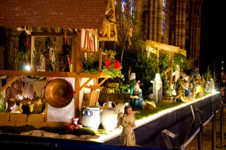 Crêche de la cathédrale de Strasbourg photo