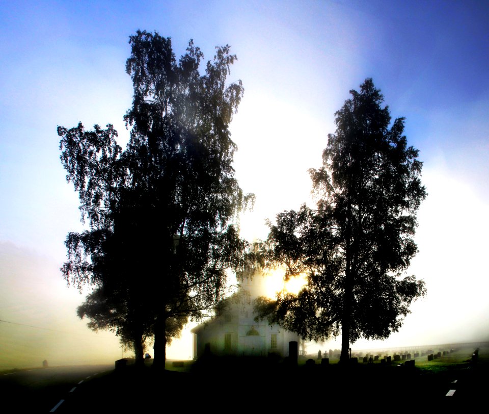 Vegusdal Kirke - Misty morning