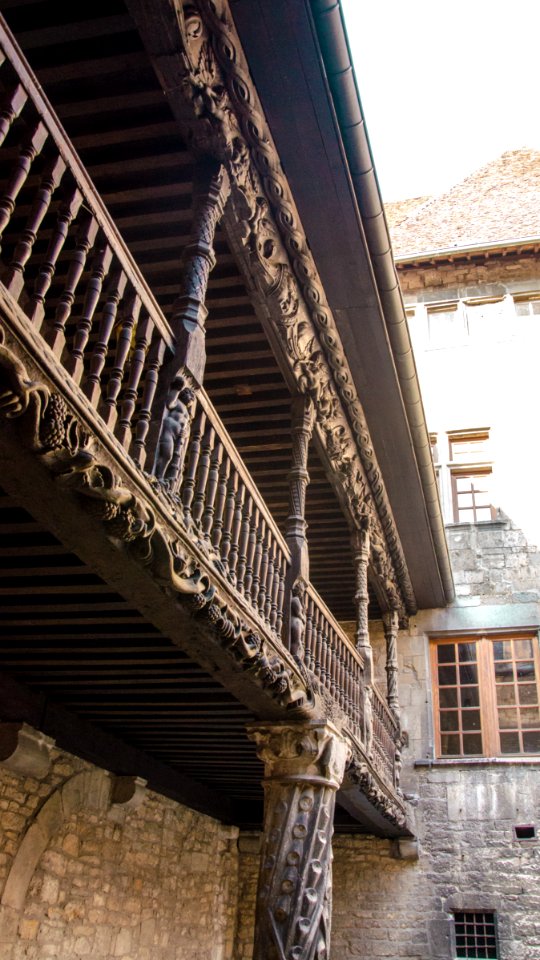 Galerie en bois - temple du Saint-Esprit de Besançon photo