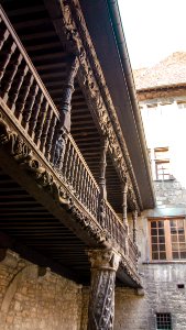 Galerie en bois - temple du Saint-Esprit de Besançon