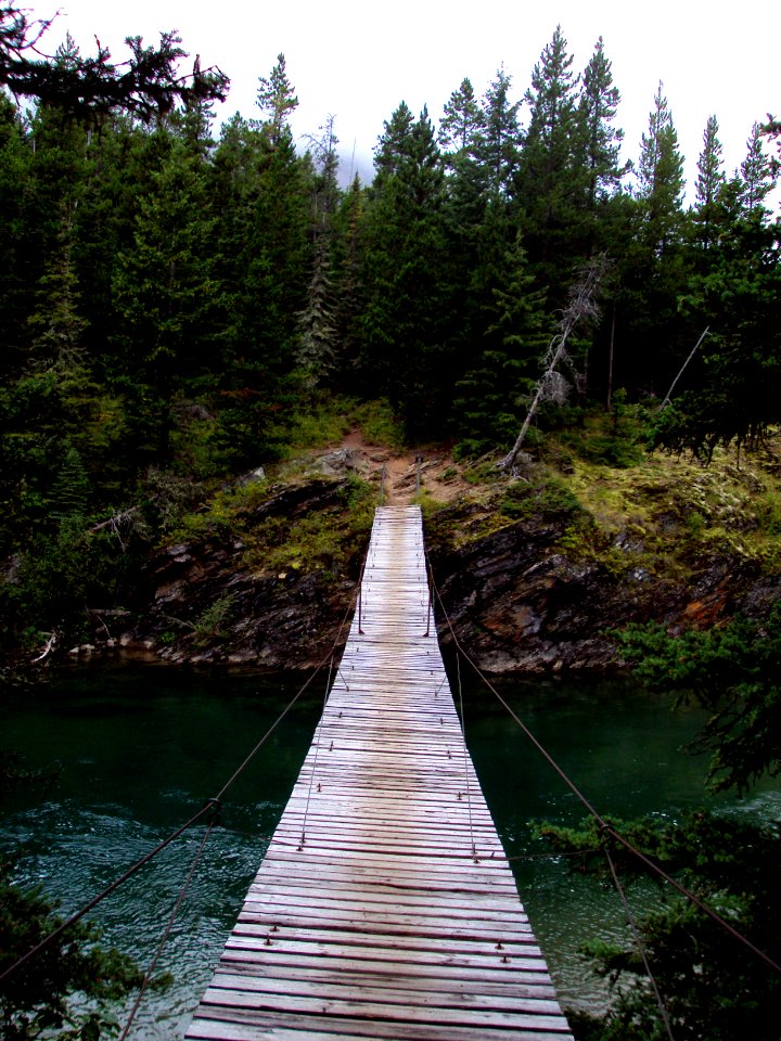 Water River Swinging Bridge