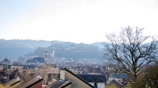 Vue sur la vieille ville de Besançon