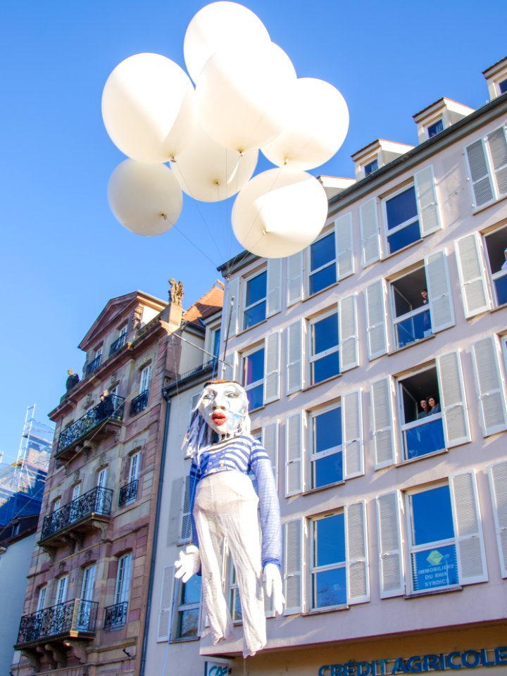 Poupée volante du Carnaval de Strasbourg