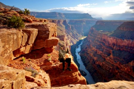 Littering in the Grand Canyon photo