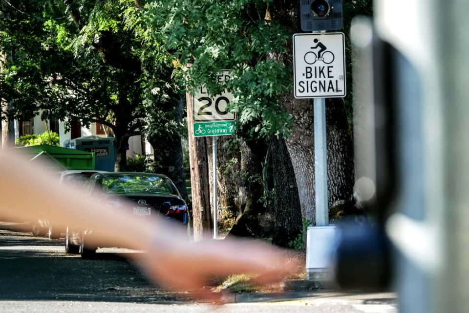bike activated signal button