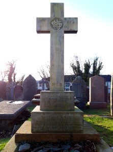 M. L. Wood gravestone, Onchan cemetery photo