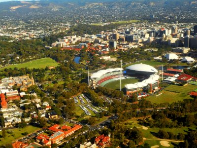 Adelaide Oval from the skies above photo