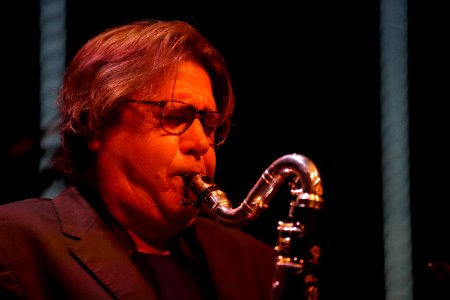 Émile Parisien Quartet & Louis Sclavis, 29 april 2017 BIM – Louis Sclavis