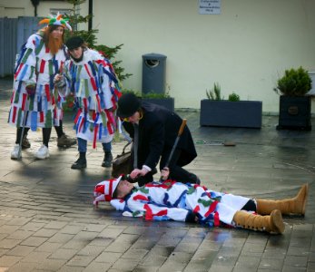 The Doctor revives St. George: The White Boys (Ny Guillyn Baney), Laxey, 2020 photo