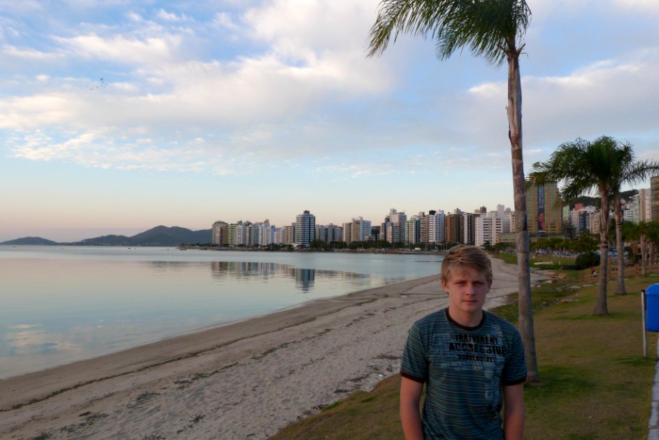 Beira-mar de Florianópolis.